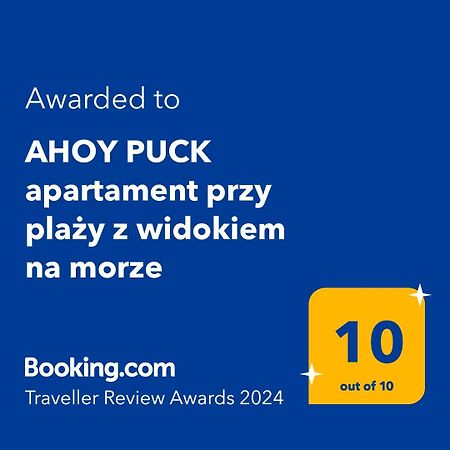 Ahoy Puck Apartament Przy Plazy Z Widokiem Na Morze Exteriör bild