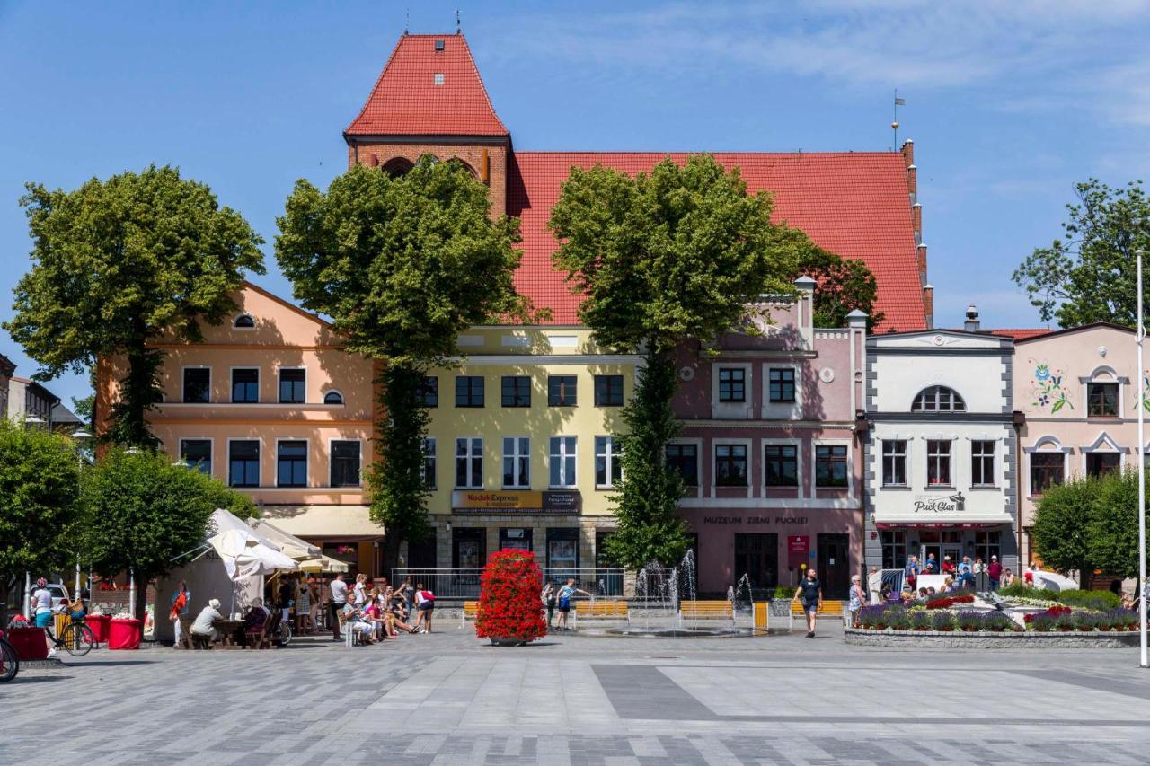 Ahoy Puck Apartament Przy Plazy Z Widokiem Na Morze Exteriör bild