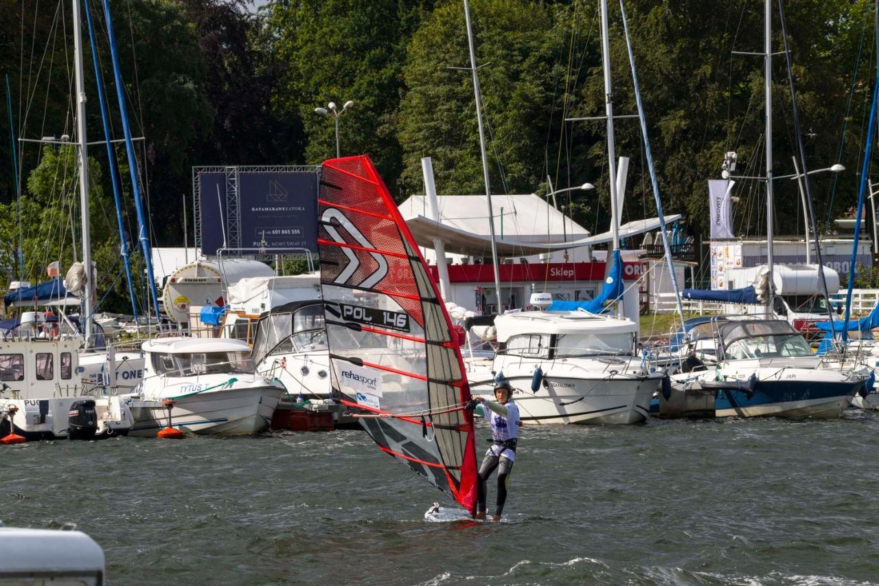 Ahoy Puck Apartament Przy Plazy Z Widokiem Na Morze Exteriör bild